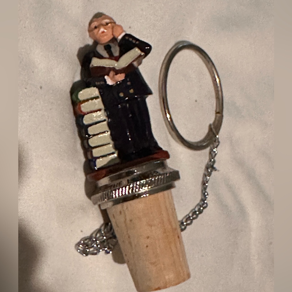 Lawyer Wine Bottle Stopper with Books
